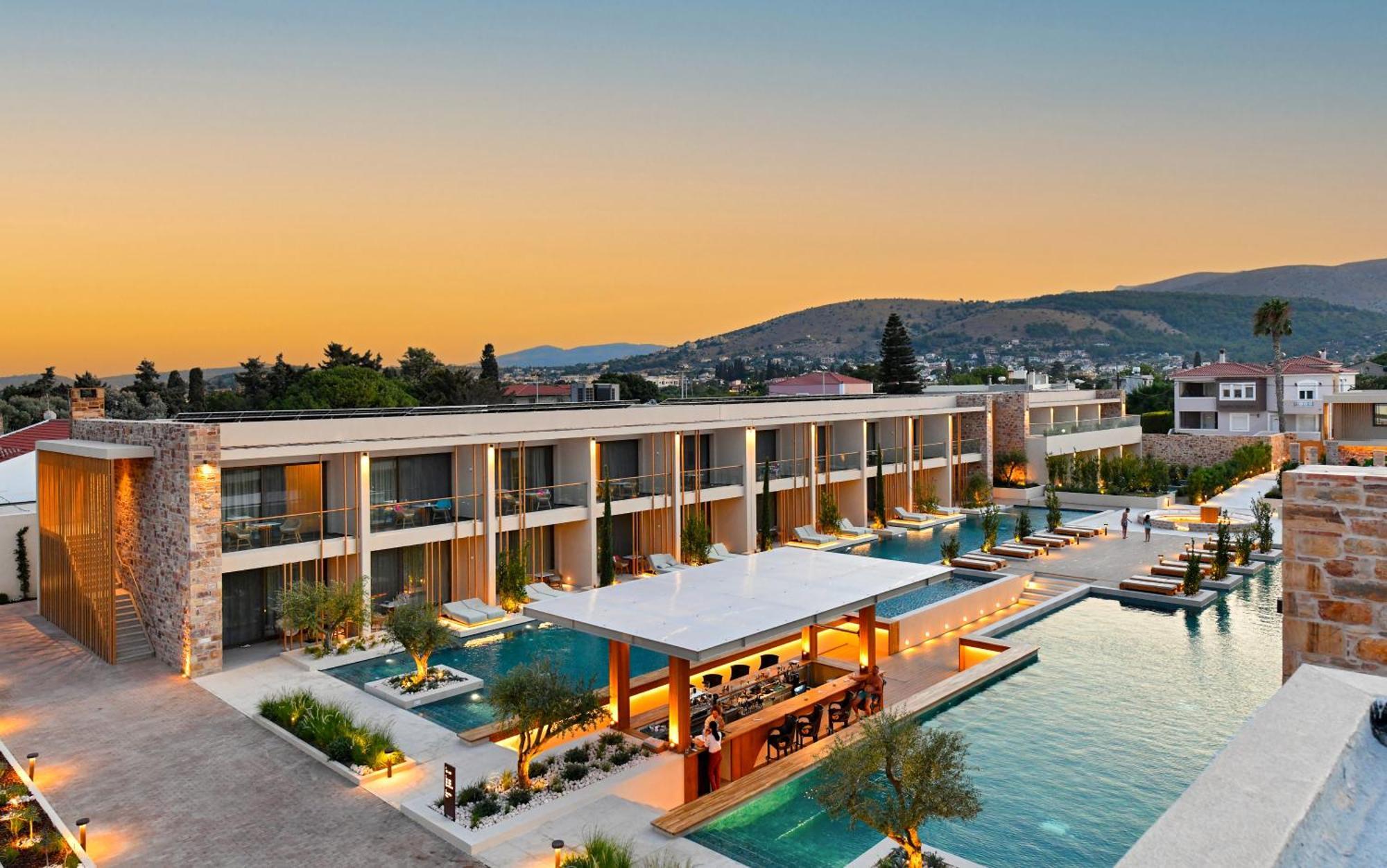 Royal Pearl Island Chios Hotel And Spa Bagian luar foto